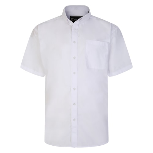 KAM Classic Office Shirt Short Sleeve White